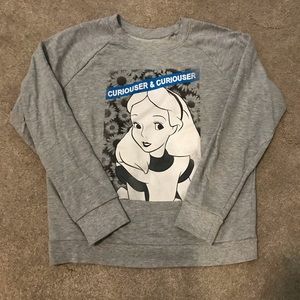 Disney Alice In Wonderland Crewneck